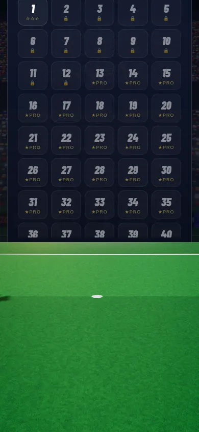 Selección de niveles de la Carrera, 40 niveles