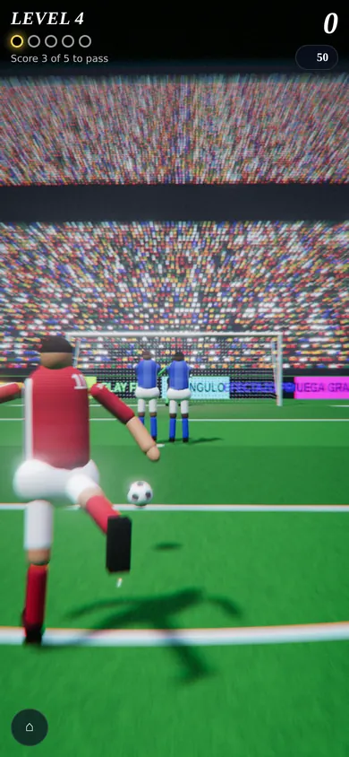 Goalkeeper diving for a curled free kick